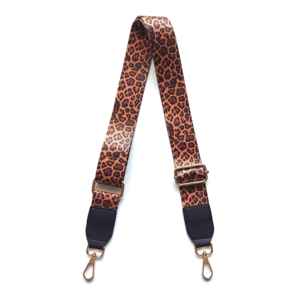 Bag Strap - Tan Leopard